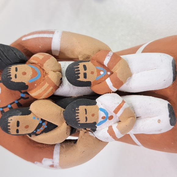 Storyteller 4 Kids Pottery Vintage 90's Jemez Pueblo, New Mexico - Picture 4 of 14